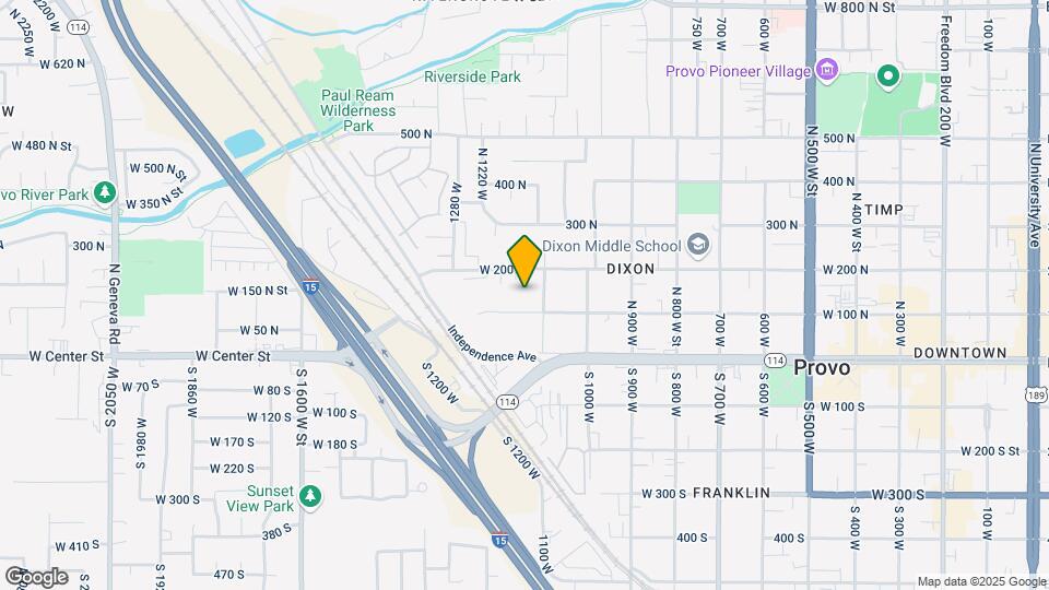 1146 W 100 N Map and Location Details