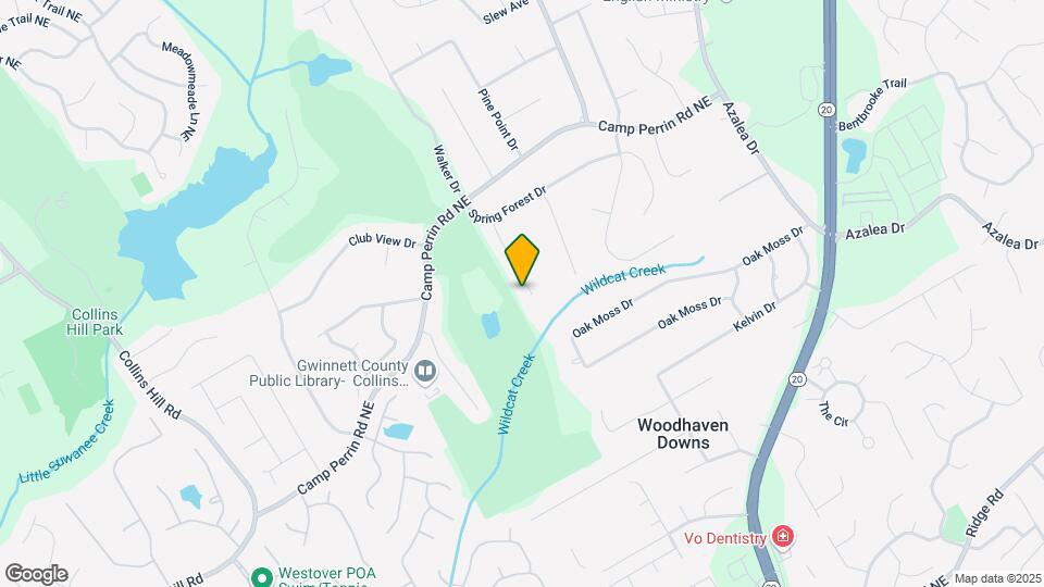 2000-2002 2 Springs Way NW Mapa y Detalles de la Ubicación