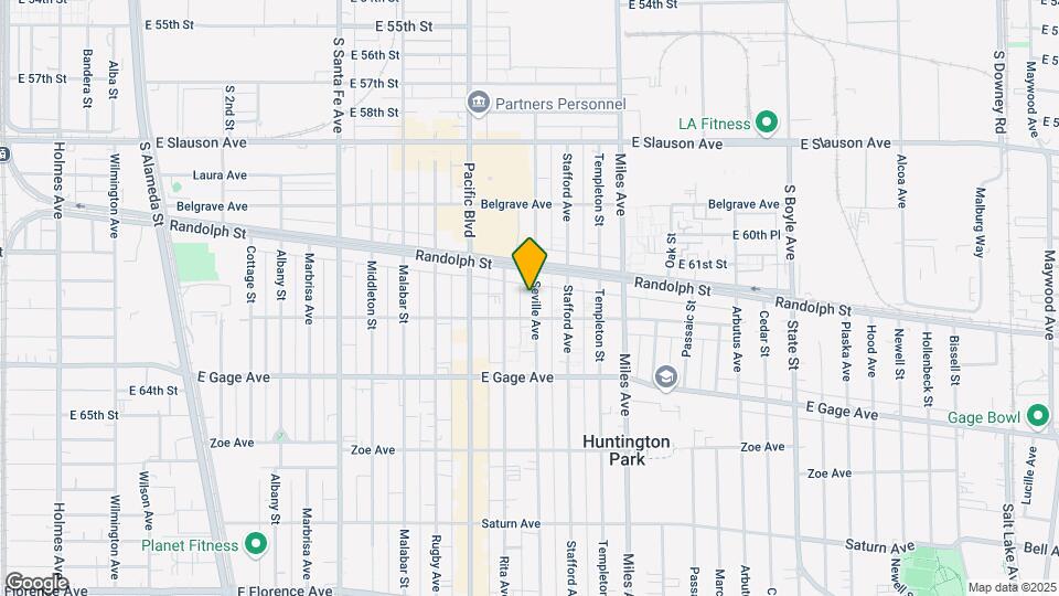 6129 Seville Ave Map and Location Details