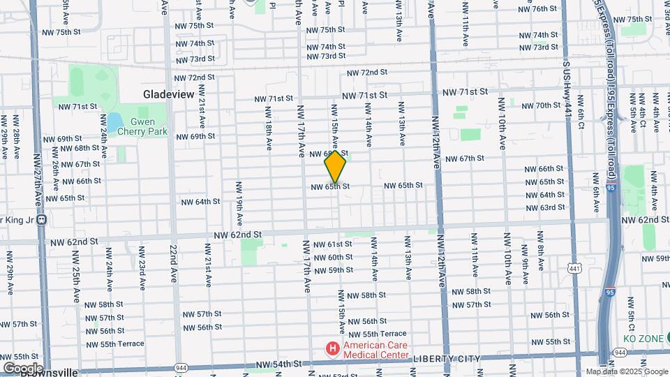 1500 NW 65th St Map and Location Details