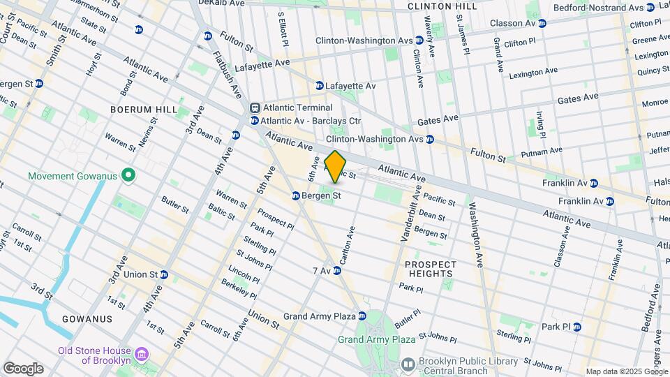 527 Dean St Mapa y Detalles de la Ubicación