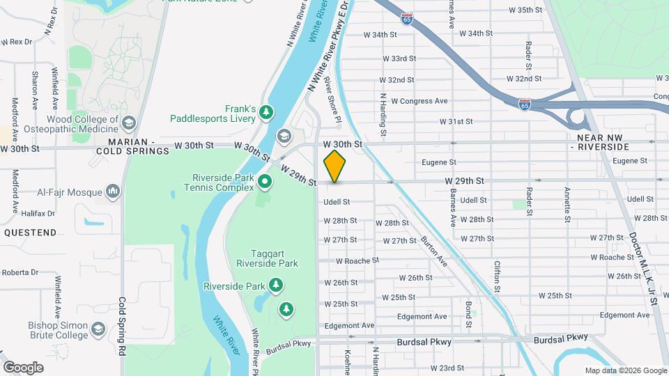 1525 W 29th St Mapa y Detalles de la Ubicación