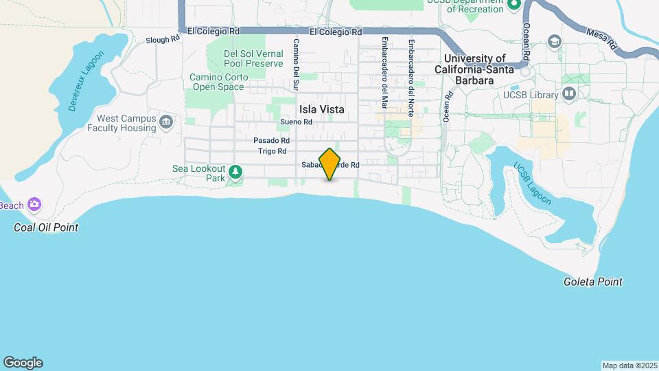6645 Del Playa Dr Map and Location Details