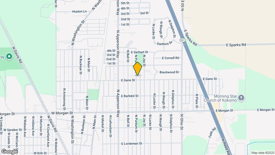 2408 N Purdum St Map and Location Details