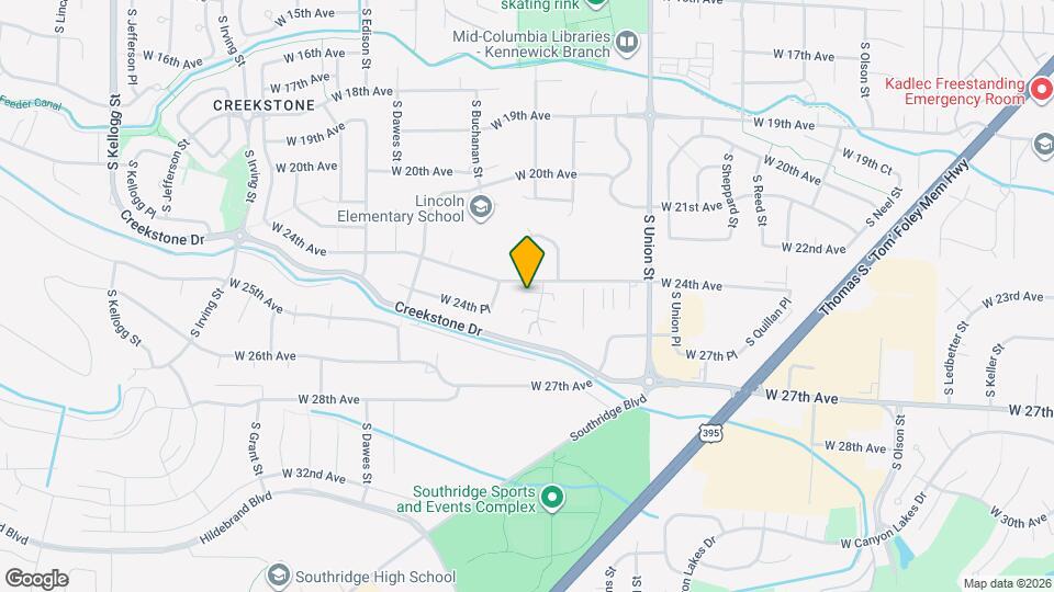 2418 S Arthur Ct Map and Location Details