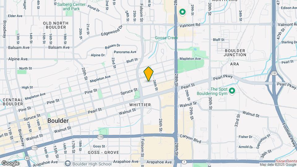 2537 Spruce St Map and Location Details