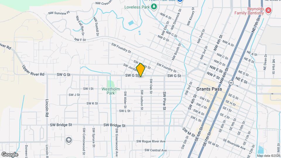 1099 SW G St Map and Location Details