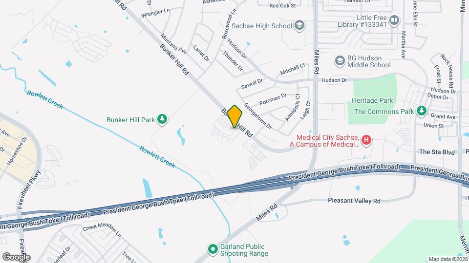 4401 Bunker Hill Rd Map and Location Details