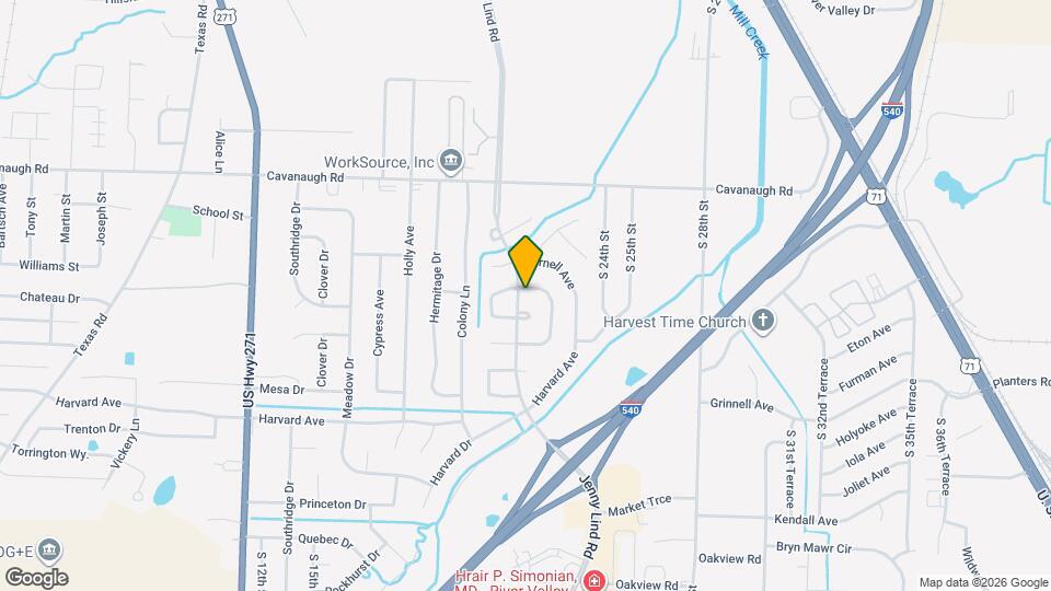 200 S 21st Terrace Map and Location Details