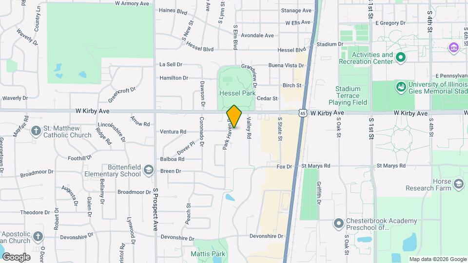 1700 Park Haven Dr Map and Location Details