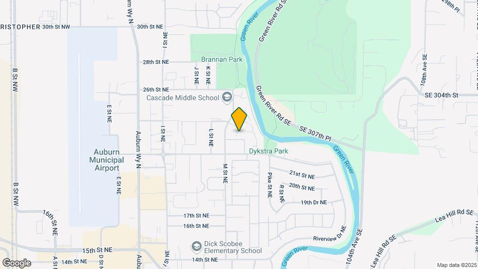 2302 24th St NE Map and Location Details