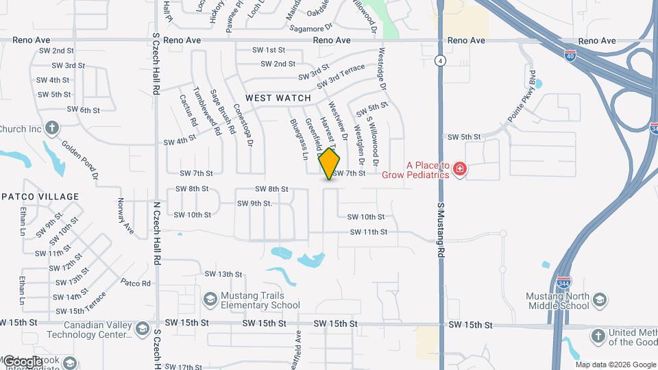 11709 SW 8th St Map and Location Details