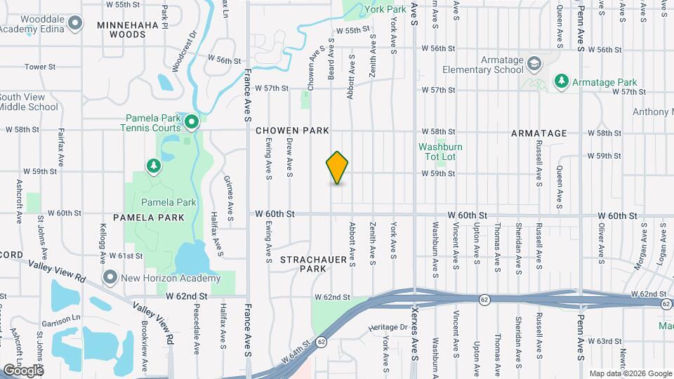 5917 Beard Ave S Map and Location Details