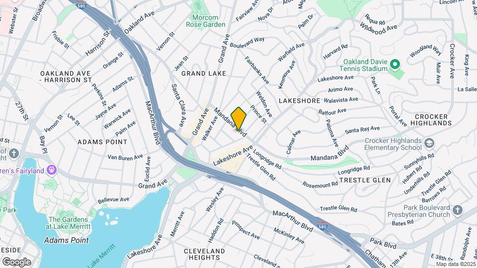 539 Mandana Blvd Mapa y Detalles de la Ubicación