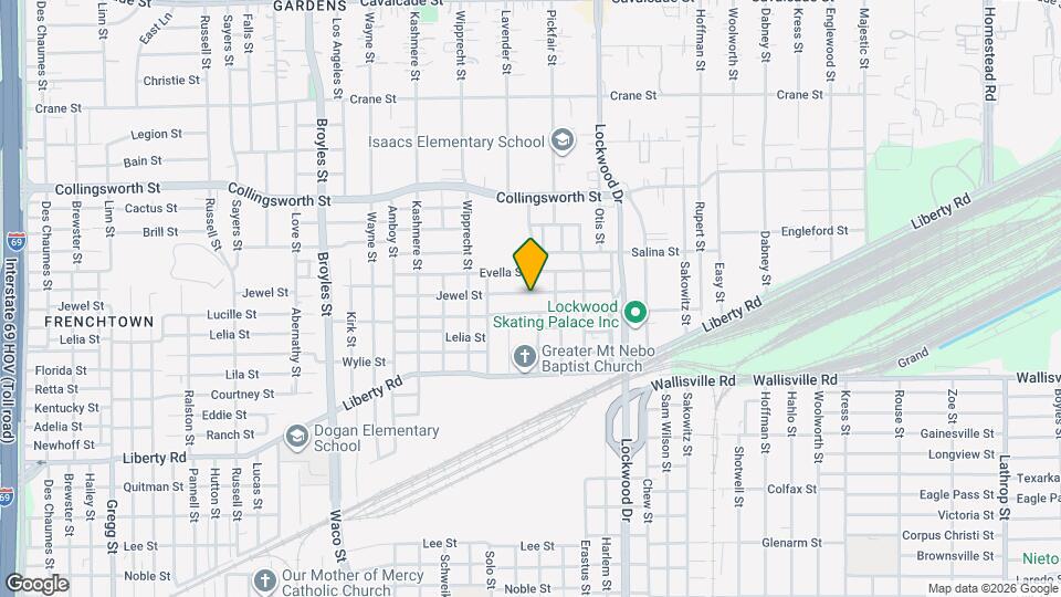 5022 Jewel St Map and Location Details