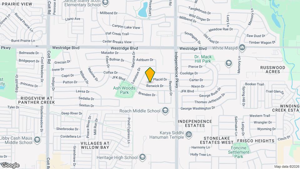 10232 Benwick Dr Map and Location Details