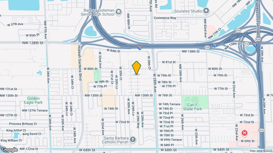 7870 W 29th Way Map and Location Details