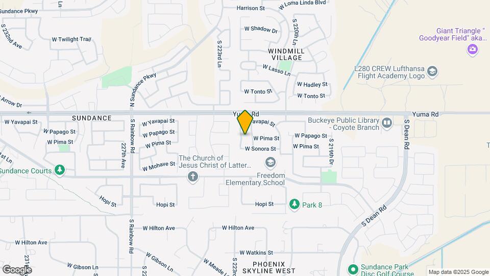 1411 S 222nd Ln Map and Location Details