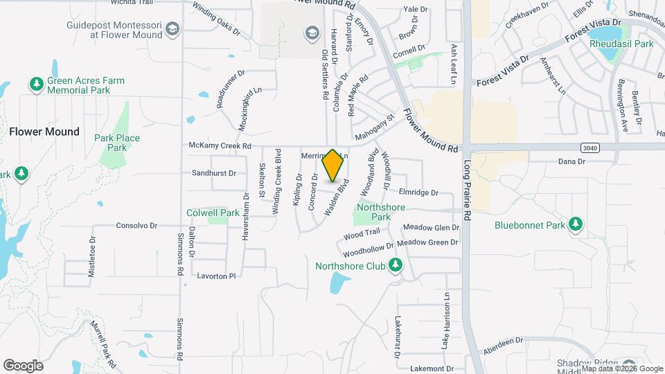 3204 Chaucer Ln Map and Location Details