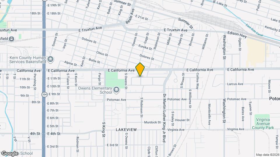 1020 S Robinson St Map and Location Details