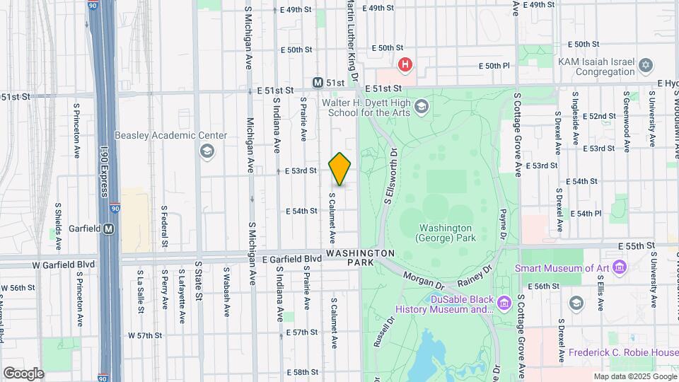 5333 S Calumet Ave-Unit -2 Map and Location Details