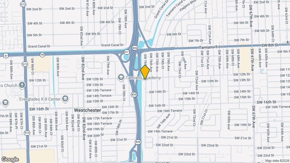 1226 SW 76th Ct Map and Location Details