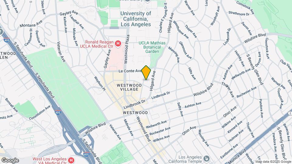 944 Tiverton Ave Mapa y Detalles de la Ubicación