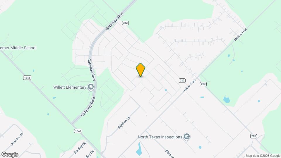 1284 Caprock Dr Mapa y Detalles de la Ubicación