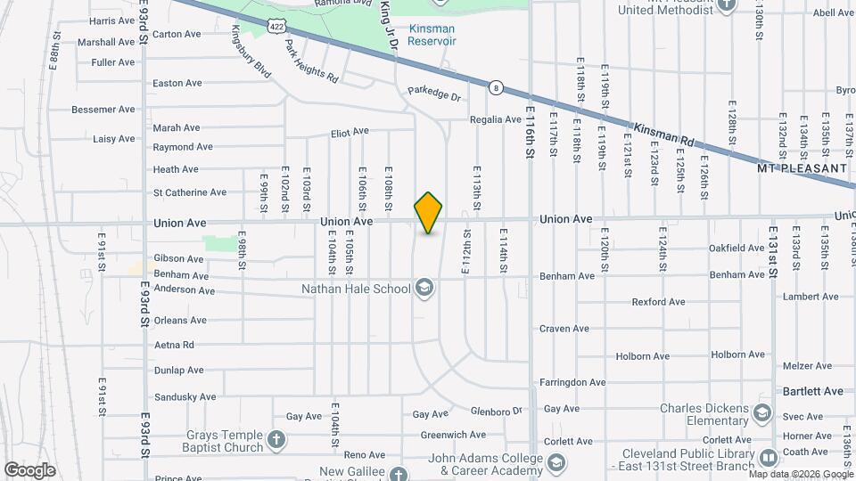3526 East Blvd Map and Location Details