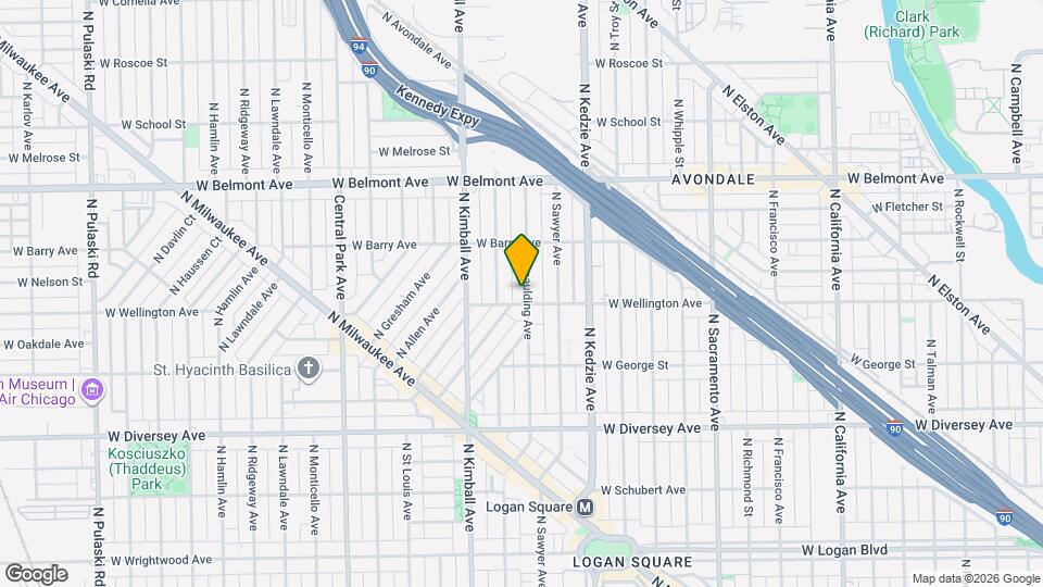 3008 N Spaulding Ave Map and Location Details