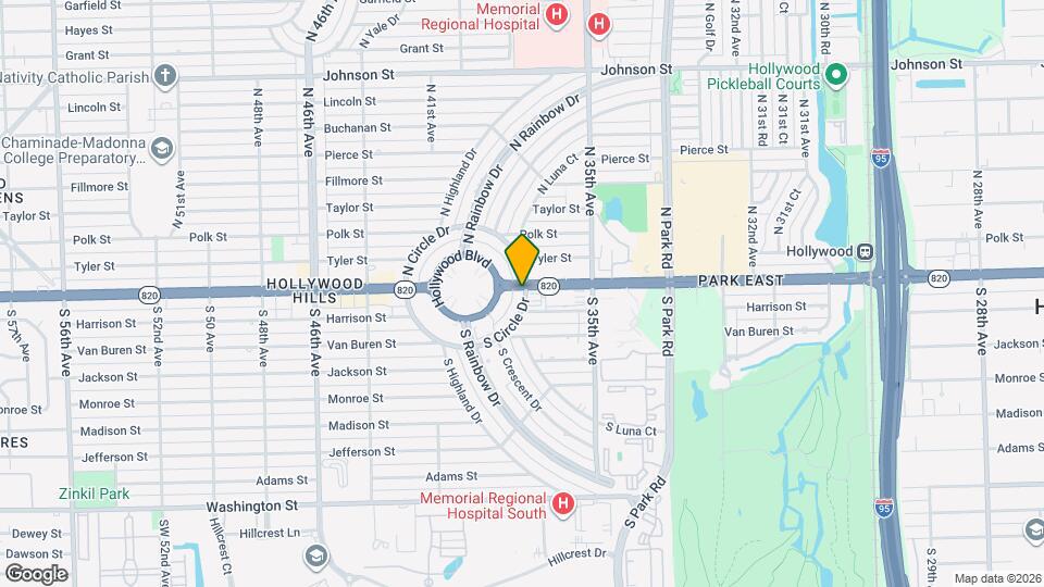 Holly Hill Motel Mapa y Detalles de la Ubicación