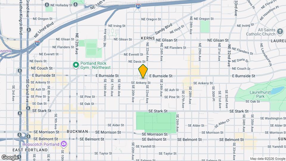 2113 SE Ankeny St, Unit 4 Map and Location Details
