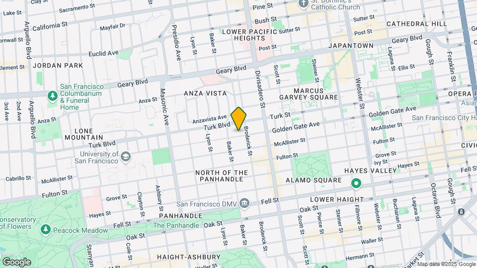Stunning NOPA 4 Unit Building Map and Location Details