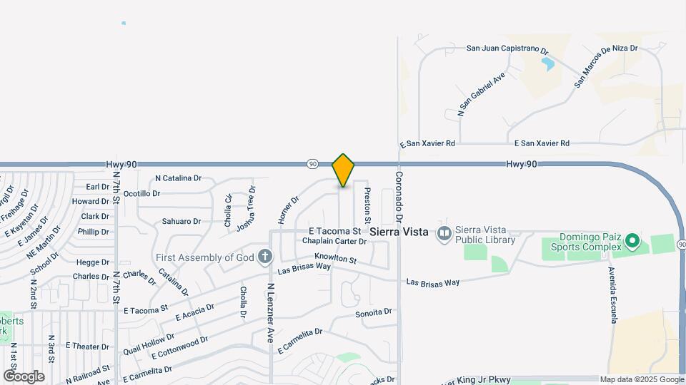 1205 Barnes Dr Map and Location Details