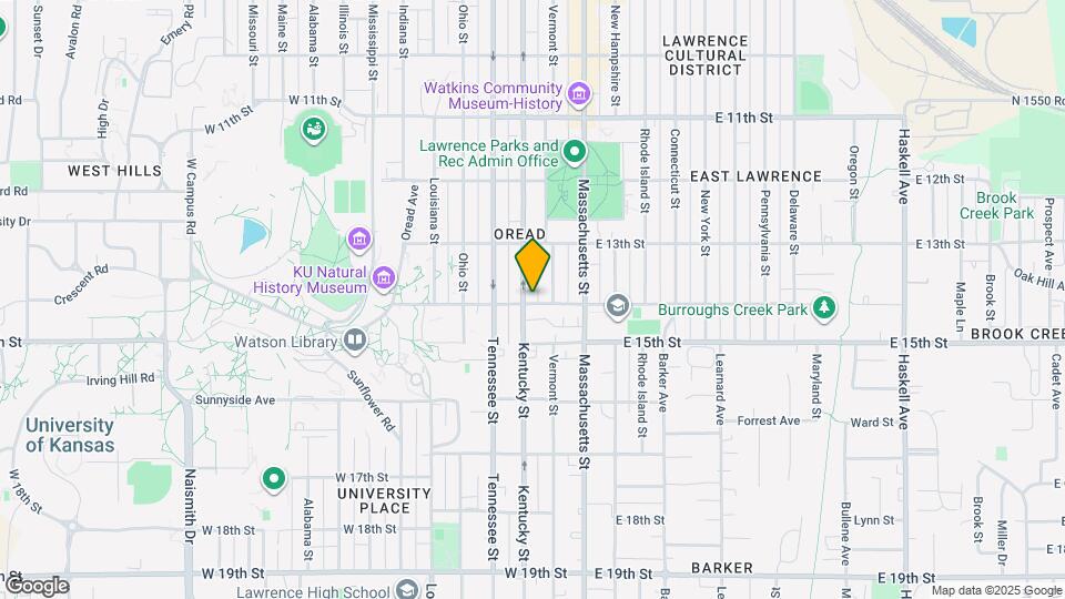 1344 Kentucky St Map and Location Details