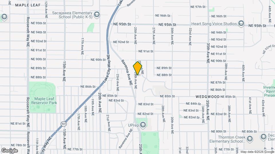 8700 25th Ave NE Mapa y Detalles de la Ubicación