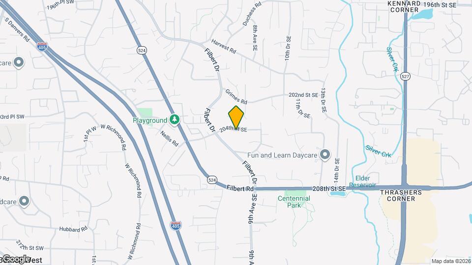 622 204th St SE Map and Location Details