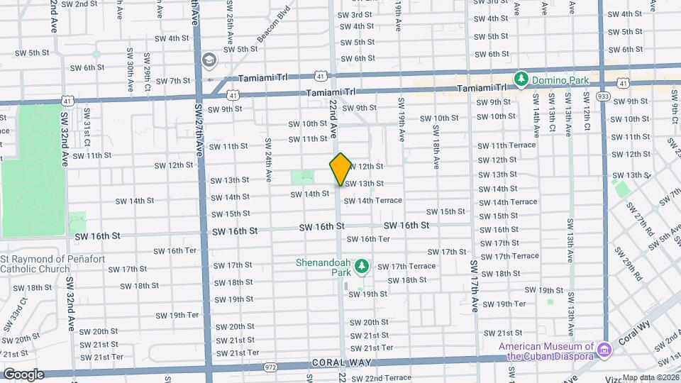 1317 SW 22nd Ave Map and Location Details