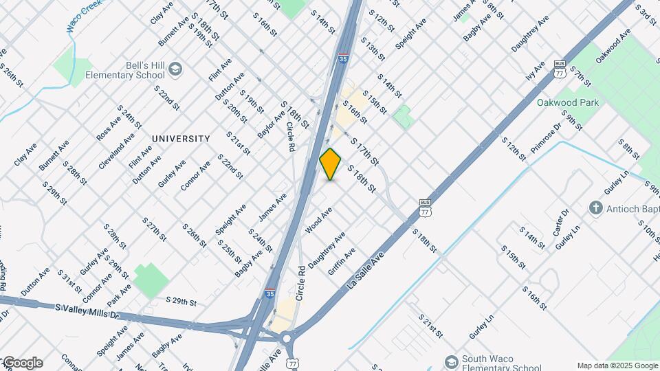 1807 S 19th St Map and Location Details
