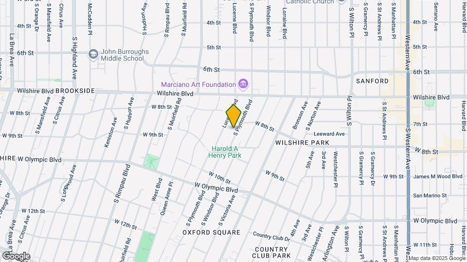 823 S Plymouth Blvd Map and Location Details
