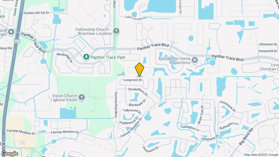 12619 Longcrest Dr Map and Location Details