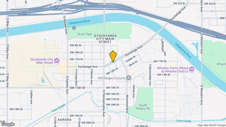 1802 Exchange Ave Map and Location Details