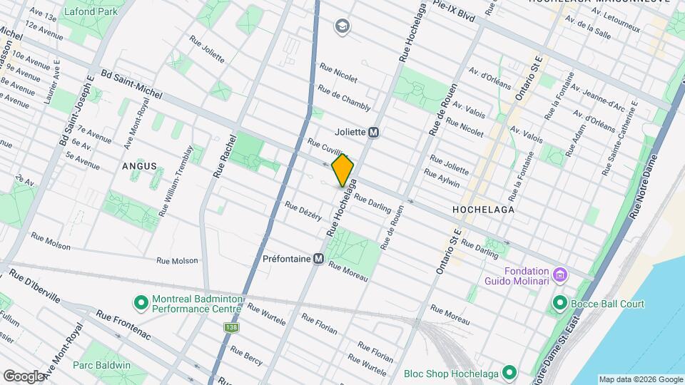 3299 Hochelaga Map and Location Details