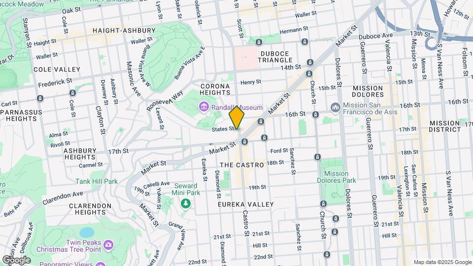 360 Castro St Map and Location Details