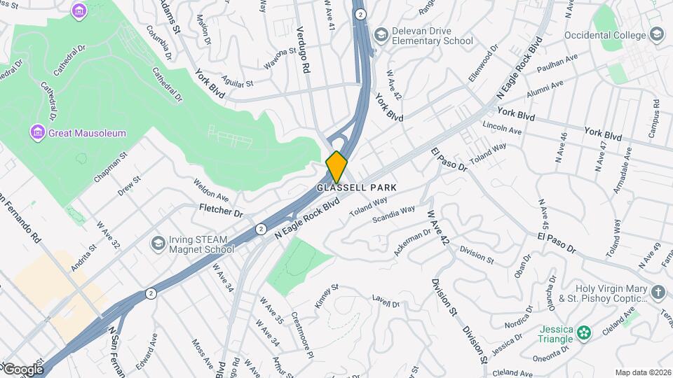 3941 N Eagle Rock Blvd Map and Location Details