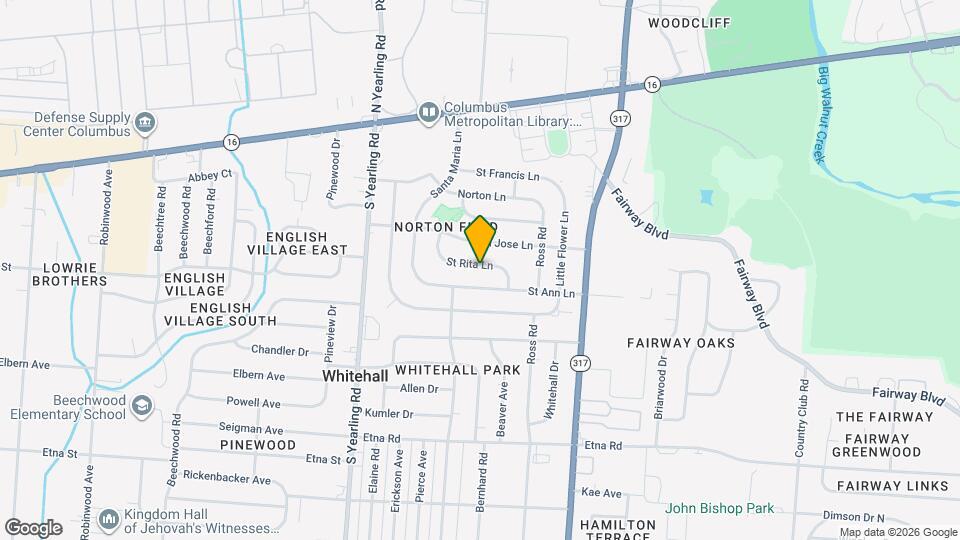 4517 St Rita Ln Map and Location Details