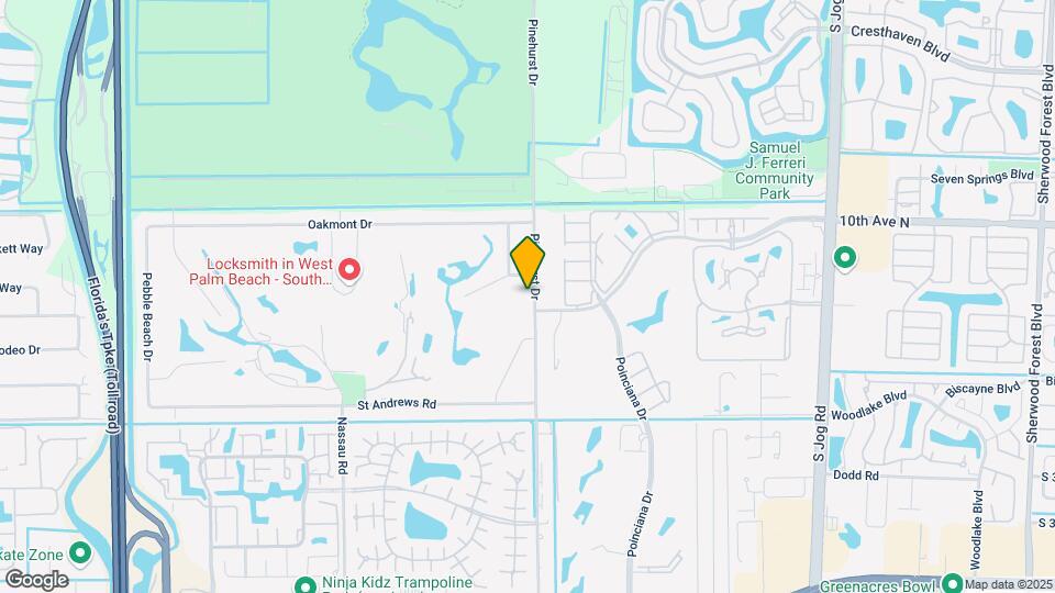 3213 Pinehurst Dr Map and Location Details
