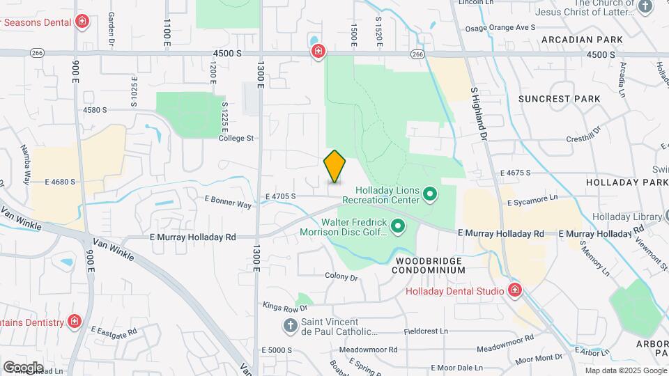 4693 S Brookwillow Cv Map and Location Details