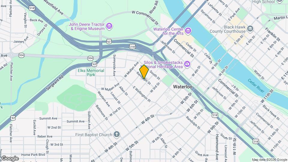 224 Randolph St Map and Location Details