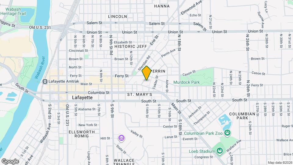 213 Perrin Ave Map and Location Details